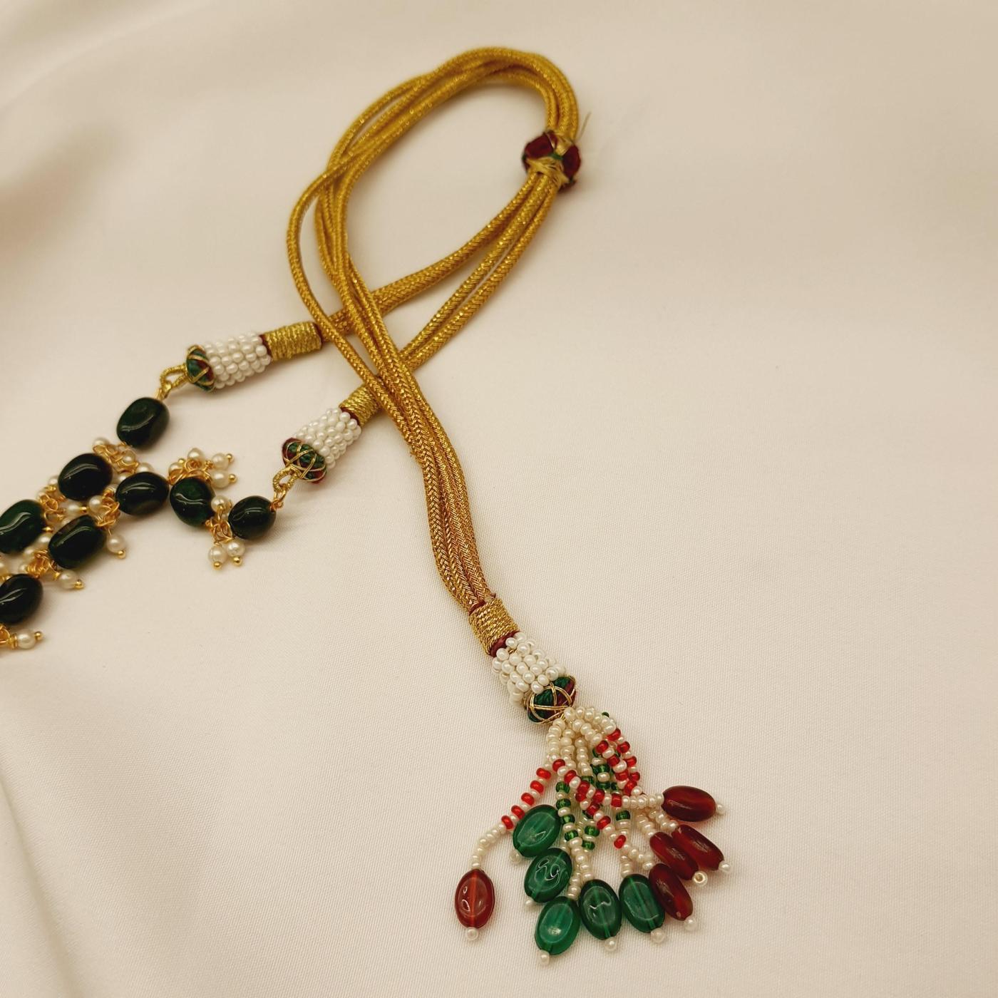 Bead Mala 5 Green Pearl