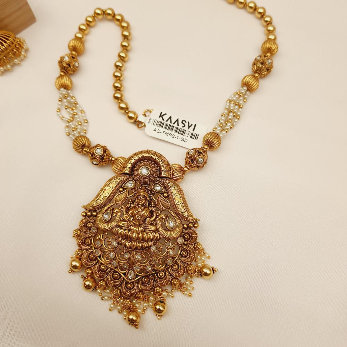 Temple Pendant Set - TMPS 1 Gold