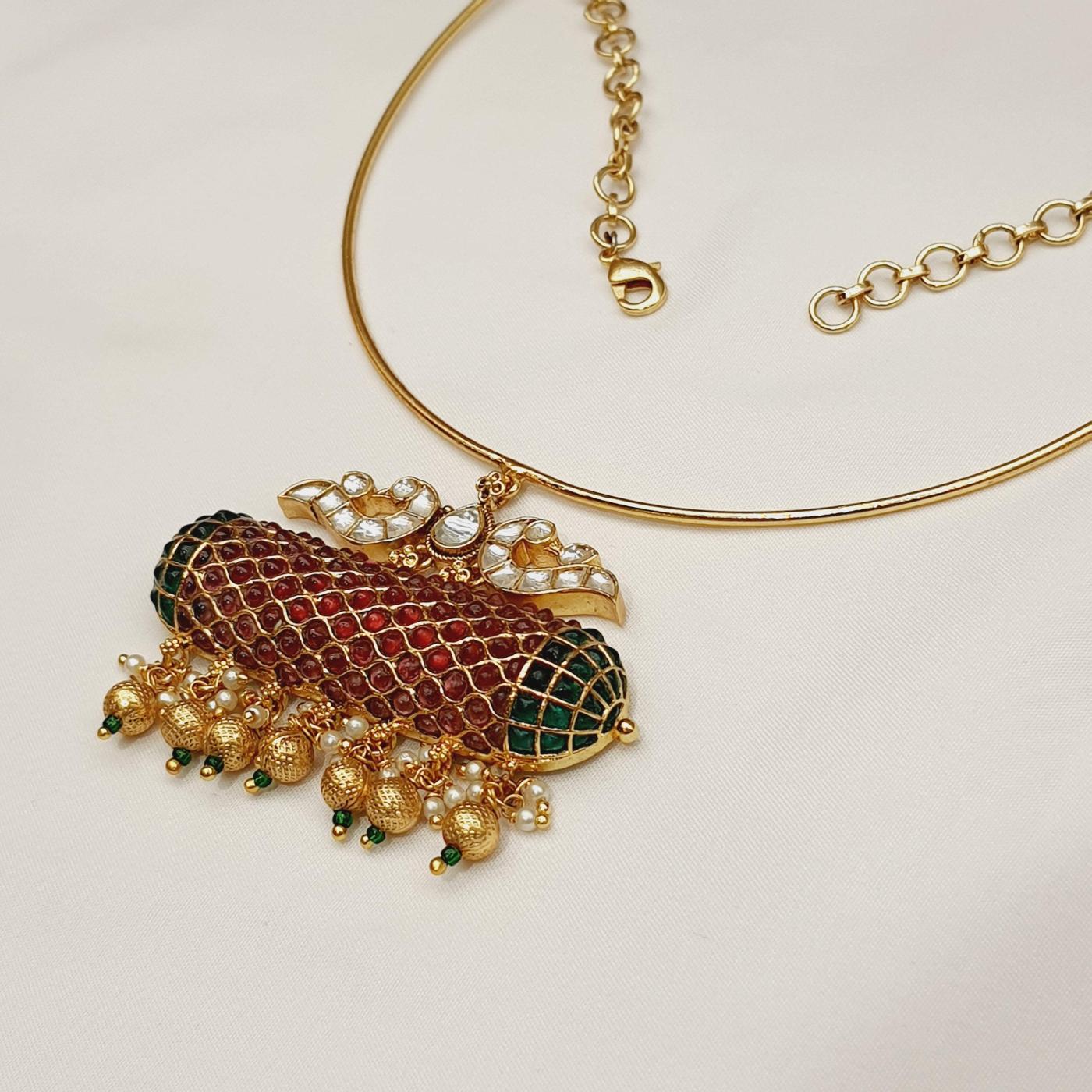 Hasuli Pendant - HSP 1 Multi Gold