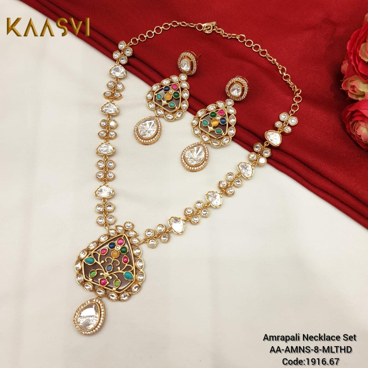 Necklace-8-Multi Gold