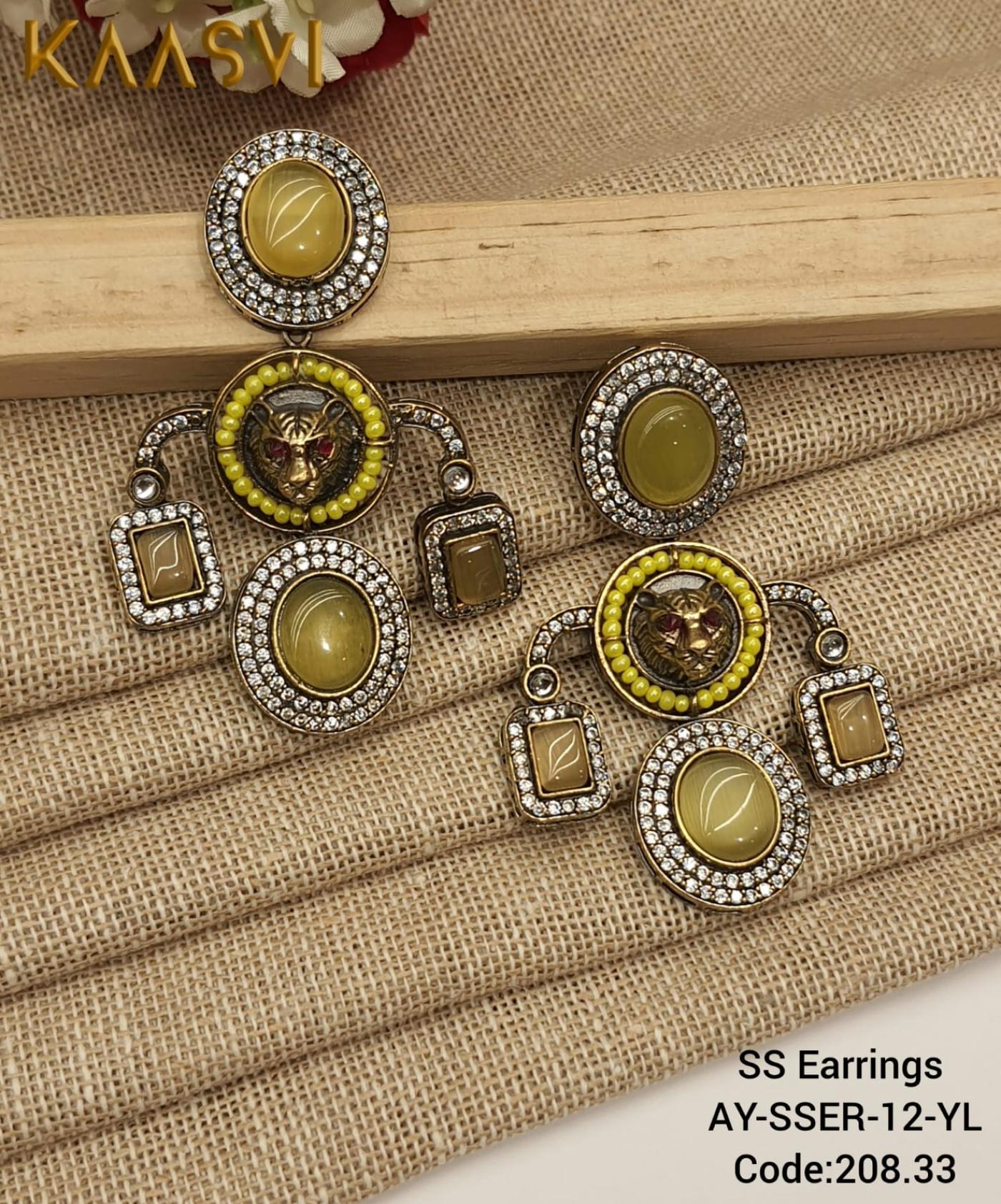 Earrings-12-Yellow