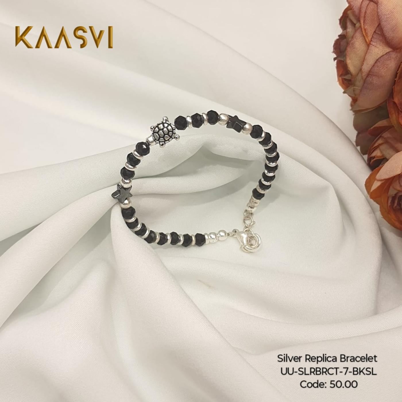 Bracelet-7-Black Silver