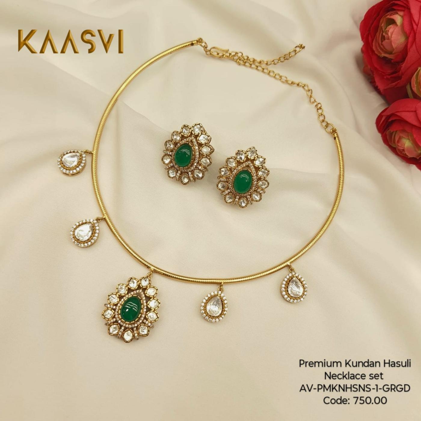 Necklace-1- Green Gold