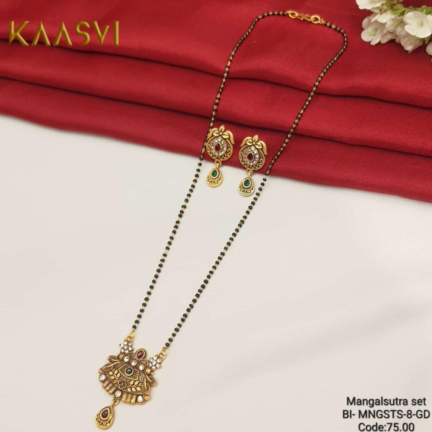 Mangal Sutra Set-8-Gold