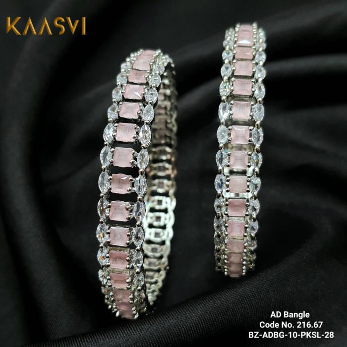 AD Bangle-10-Pink Silver-28