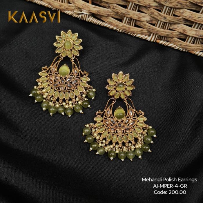 Earrings-4-Green