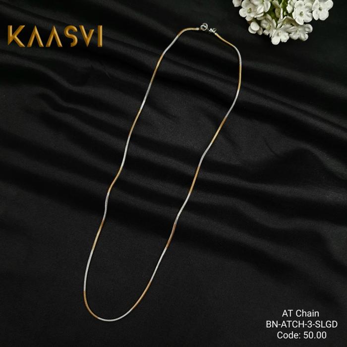 AT Chain-3-Silver Gold