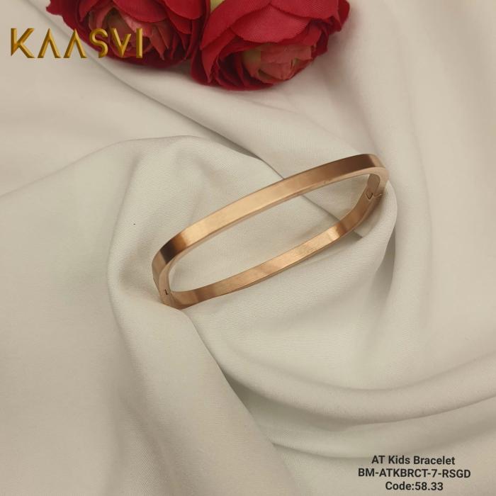 Anti Tarnish Kids Bracelet -7-Rose Gold