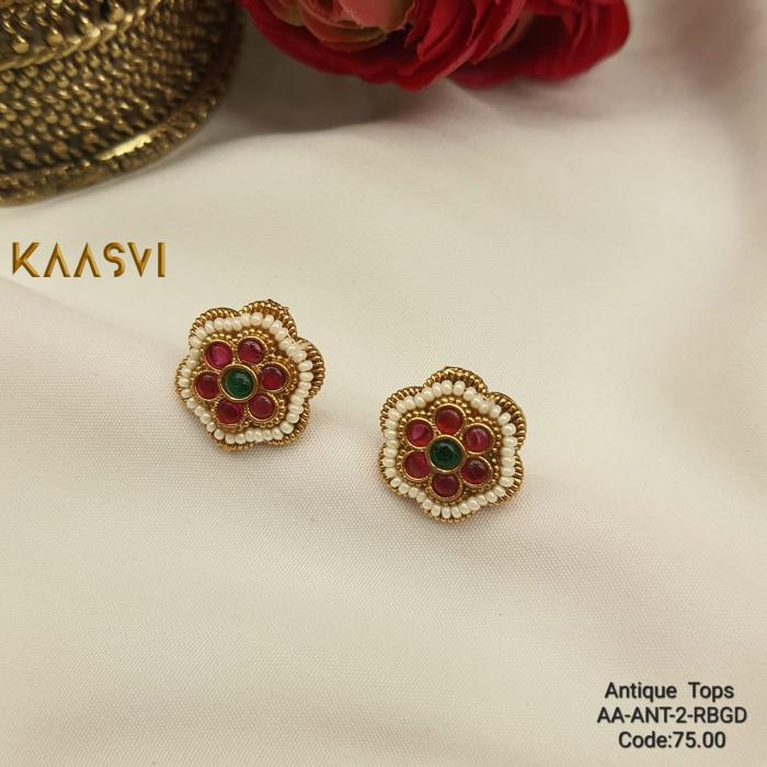 Earrings-2-Ruby Gold