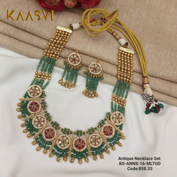 Antique Necklace Set-16-