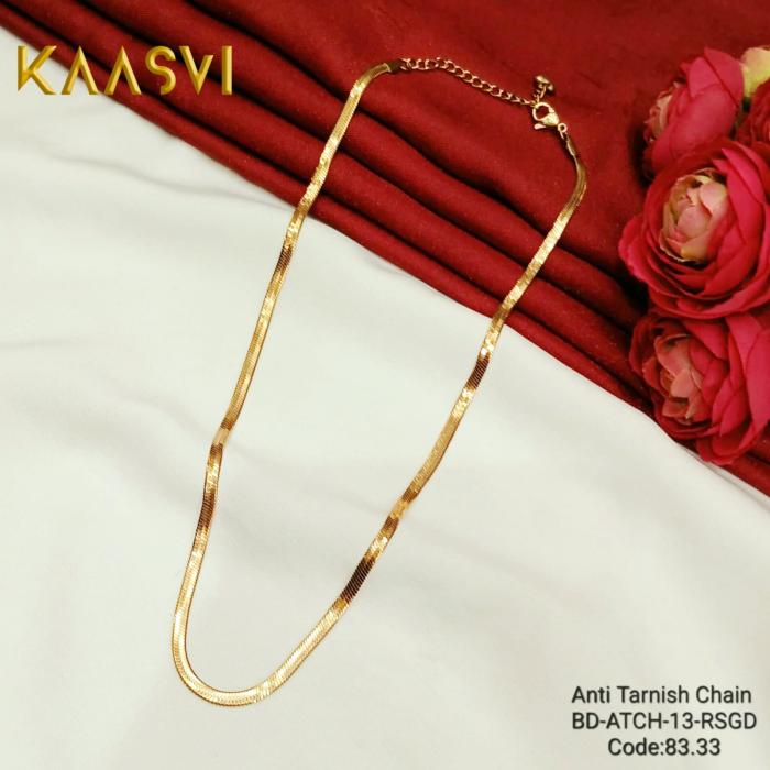 Anti Tarnish Chain-13-Rose Gold