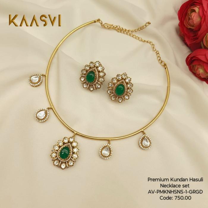 Necklace-1- Green Gold