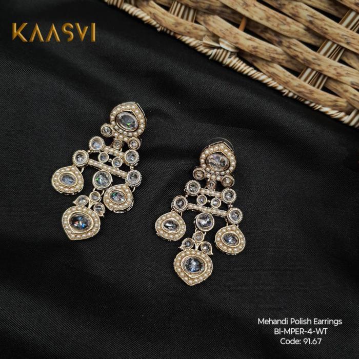 Earrings-4-White
