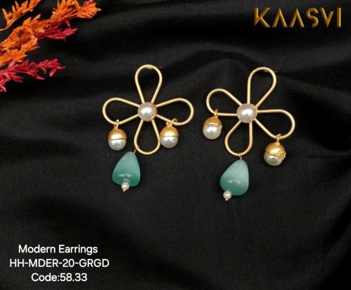 Earrings-20-Green Gold