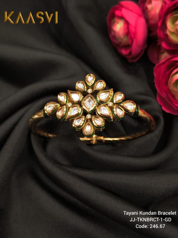 Kundan Bracelet-1-Gold