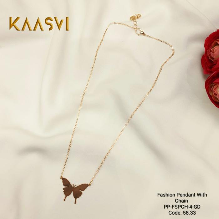 Pendant with Chain-4-Gold