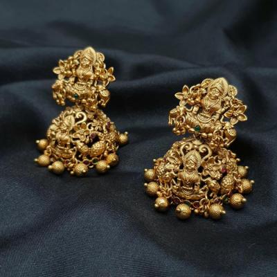 Temple Earrings 1 Gold