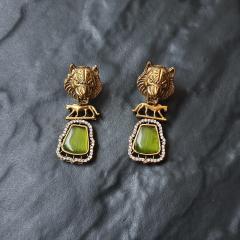 Sabya Sachi SS Earrings 1 Green