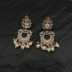 Silver Replica Earrings 3 White