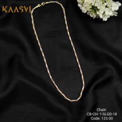 Chain-Silver Gold-18