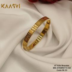 Anti Tarnish Kids Bracelet-5-Gold