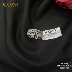 Anti Tarnish Ring 8 Pearl Silver