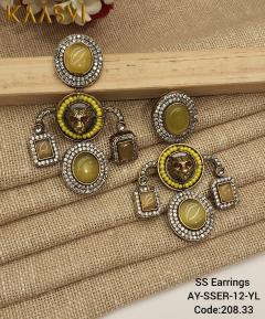 Earrings-12-Yellow