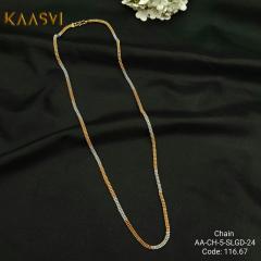 Chain-Silver Gold-24
