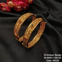 Antique Bangles-26-Gold