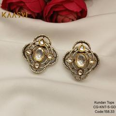 Kaasvi Kundan Tops-5-Gold