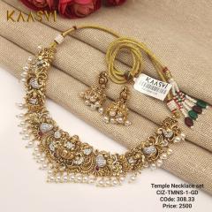 Temple Necklace Set 1 Gold