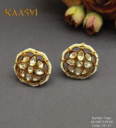 Earrings-2-Pearl Gold