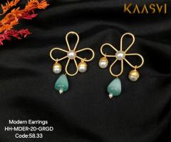 Earrings-20-Green Gold