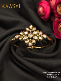 Kundan Bracelet-1-Gold