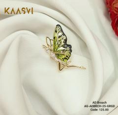 Brooch-25-Green Gold