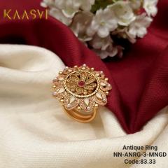 Antique Ring-3-Mina Gold