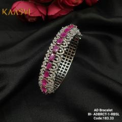 AD Bracelet-1-Ruby Silver
